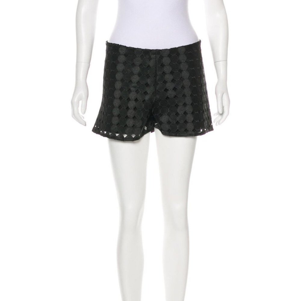 REDUCED NWOT ALEXIS black shorts set w/circular applique size M GORGEOUS RARE - Picture 4 of 8